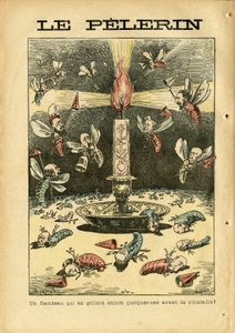 Ilustrace Achille Lemot (1846-1909) v Le Pelerin od Achille Lemot