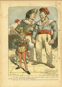 Ilustrace Achille Lemot (1846-1909) v Le Pelerin od Achille Lemot