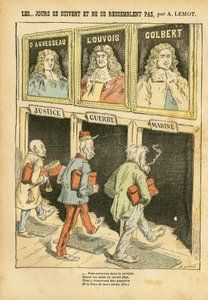 Ilustrace Achille Lemot (1846-1909) v Le Pelerin od Achille Lemot