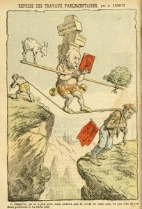 Ilustrace Achille Lemot (1846-1909) v Le Pelerin od Achille Lemot