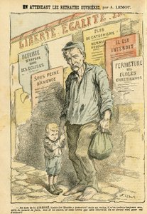 Ilustrace Achille Lemot (1846-1909) v Le Pelerin od Achille Lemot