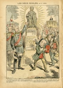 Ilustrace Achille Lemot (1846-1909) v Le Pelerin od Achille Lemot