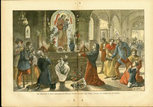 Ilustrace Achille Lemot (1846-1909) v Le Pelerin od Achille Lemot