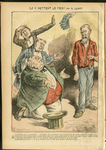 Ilustrace Achille Lemot (1846-1909) v Le Pelerin od Achille Lemot