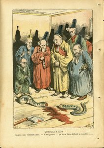 Ilustrace Achille Lemot (1846-1909) v Le Pelerin od Achille Lemot