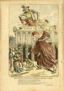 Ilustrace Achille Lemot (1846-1909) v Le Pelerin od Achille Lemot