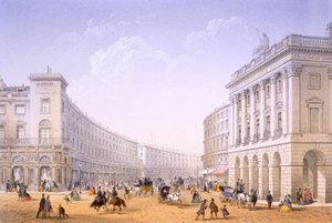 The Quadrant and Regent Street, Londýn, 1862.