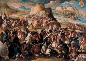Bitva u Oranu, 1699 od Acisclo Antonio Palomino de Castro y