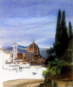Florencie ze zahrad Boboli (nedokončeno) od Ada Dundas