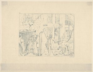 Svobodní černoši na severu z Konfederačních válečných leptů, 1861-63. od Adalbert John Volck