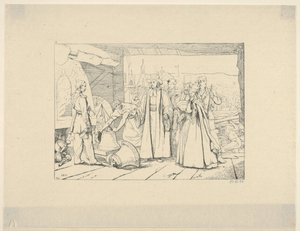 Nabídka zvonů k odlití do děla z Confederate War Etchings, 1861-63. od Adalbert John Volck