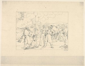 Valiant Men Dat Fite Mit Siegel z Confederate War Etchings, 1861-63. od Adalbert John Volck