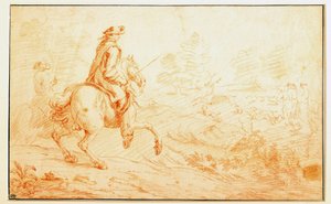 Lov sangvinických jelenů od Adama Van der Meulena (1632-1690) Paříž 17. století, muzeum Louvre od Adam Frans van der Meulen
