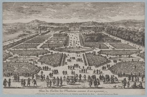 Zahrada Tuileries, 1680., 1680. od Adam Perelle