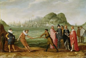 Alegorie vítězství Nizozemců nad španělskou flotilou na Gibraltaru dne 25. dubna 1607, c.1615-30