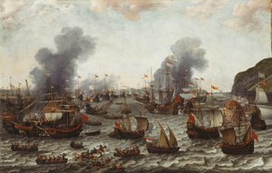 Bitva o Gibraltar mezi holandským a španělským loďstvem, 25. dubna 1607, 1639