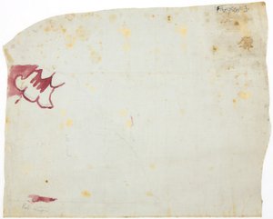 Kopie fragmentu nástěnné malby z Casa de Barrios, Teopancaxco, Teotihuacan, stát Mexiko od Adela Breton