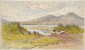 Jezero Pátzcuaro, Michoacan, Mexiko od Adela Breton