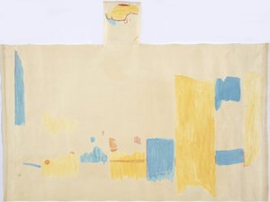 Trasování obrazu z centrálního panelu, východní stěna, Horní chrám jaguárů, Chichen Itza, Mexiko (akvarel a grafit) od Adela Breton