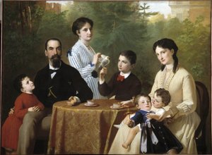 The Guastalla Family (olej na plátně)