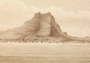 "Bora bora, 4. září 1849 [Society Islands] od Admiral Sir Edward Gennys Fanshawe