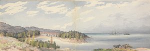 Hogland, 24. srpna 1855, Finsko od Admiral Sir Edward Gennys Fanshawe