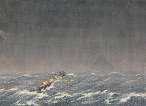 Vnější kotviště v bouři, Mazatlan [Mexiko], 22. srpna 1850, 8.00 hodin. ... "Dotaz, kudy se dostanete k lodi od Admiral Sir Edward Gennys Fanshawe