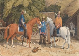 "Rancho v Conconu, mezi Valparaisem a Quillotou, 14. ledna 1850 [Chile] od Admiral Sir Edward Gennys Fanshawe