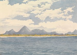 "Vyhaslé sopky Viejo a Monotomba, Realejo [Nikaragua], 5. dubna 1850 od Admiral Sir Edward Gennys Fanshawe