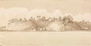 "Vewa, Feejee Islands, Octr 1849 [Fiji] od Admiral Sir Edward Gennys Fanshawe