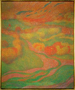 Krajina (olej na plátně) od Adolf Bohm