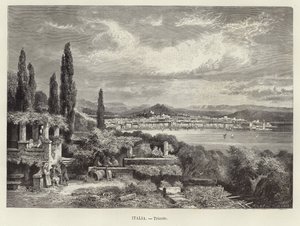 Itálie – Terst. Rytina A Clos