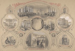 Hlavní telegrafní úřad nově postavený v Petrohradě a otevřen 14. října 1862, 1862. od Adolf Jossifovich Charlemagne