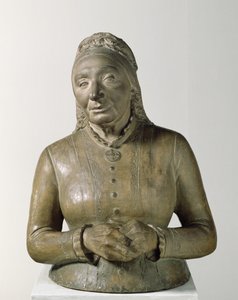 Portrét Marie Fielderové (1819-1901), 1882 (terakota) od Adolf von Hildebrand