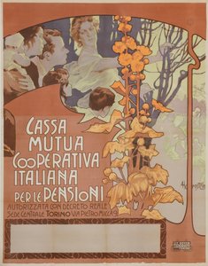 Národní družstevní penzijní fond, 1898. od Adolfo Hohenstein