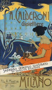 Klenotník A. Calderoni Klenotník A. Calderoni, Milán, 1898 od Adolfo Hohenstein