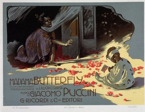 "Madame Butterfly" od Pucciniho od Adolfo Hohenstein