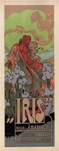 Plakát k opeře Iris od Pietra Mascagniho, 1898