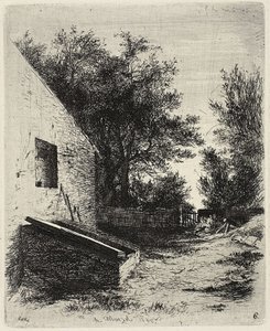 Deska šest, z pokusů o leptání od Adolph Menzel