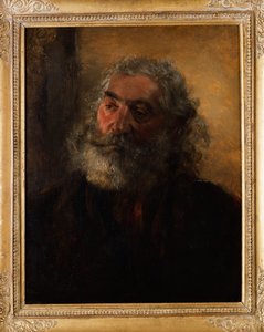 Portrét vousatého muže, 1855 od Adolph Menzel