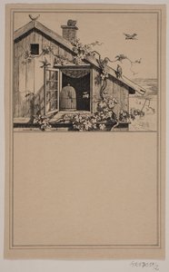 Vězni a svobodní. Ne. 1 v Chr. Winther a M. Rørbye, "25 obrázků pro malé děti" od Johan Adolph Kittendorff