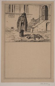 Mrtvý pes. Ne. 2 v Chr. Winther a M. Rørbye, "25 obrázků pro malé děti" od Johan Adolph Kittendorff