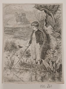 Rybářský chlapec od Johan Adolph Kittendorff