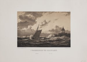 V Taarnendenu v Christiansø od Johan Adolph Kittendorff