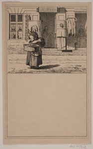 Manželka v krabí budce. Ne. 20 v Chr. Winther a M. Rørbye, "25 obrázků pro malé děti" od Johan Adolph Kittendorff
