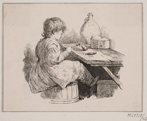Vrabčí mládě od Johan Adolph Kittendorff