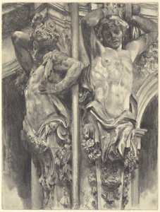 Atlasy na Wallpavillon drážďanského Zwingeru od Adolph Menzel