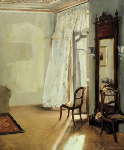 Místnost s balkonem. 1845