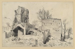 Ruina domu od Adolph Menzel