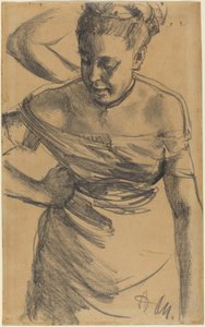 Studie ženy od Adolph Menzel